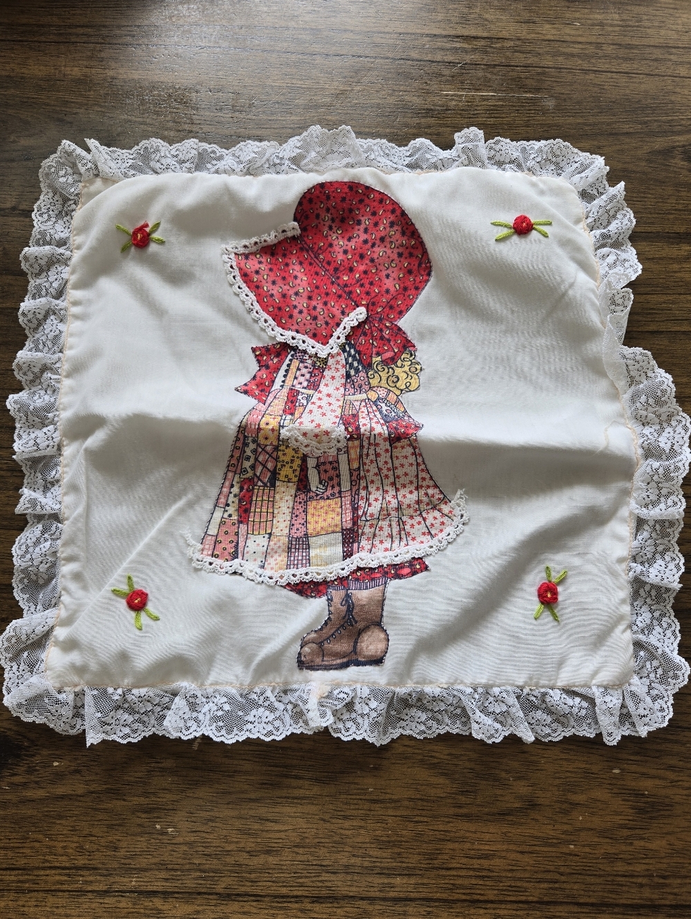 Vintage Handmade Holly Hobbie Pillowcase